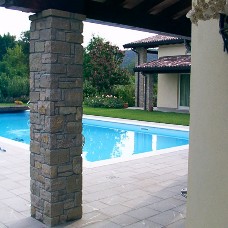 villa con piscina